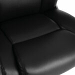 Кресло офисное BRABIX PREMIUM "Solid HD-005", НАГРУЗКА до 180 кг, рециклированная кожа, черное, 531941 — арт. SAMSON-531941