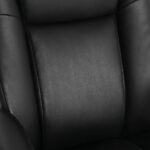 Кресло офисное BRABIX PREMIUM "Solid HD-005", НАГРУЗКА до 180 кг, рециклированная кожа, черное, 531941 — арт. SAMSON-531941
