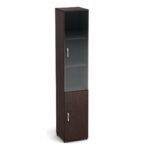 К7-кан(венге16) К7 Канц Колока со стеклом (350х350х1830) (КК32+ДК32+ДК35+ФС01)