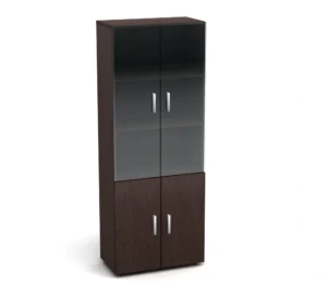 К2 Канц Шкаф со стеклом (700х350х1830) (ШК31+ДК32х2+ДК35х2+ФС04х2) (К2-кан) — Канц серияМодели КанцК2.16.jpg
