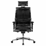 Кресло МЕТТА "Move" B2-10D, 2D-спинка, 3D-подголовник, 4D-подлокотники, экокожа, черное — изображение 5
