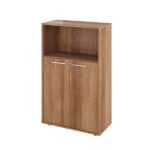 КЦ37(Бук артизан трюфельный40) Шкаф никзий 1 откр. полка 700х338х1135 (КЦ13+КЦ17*2)