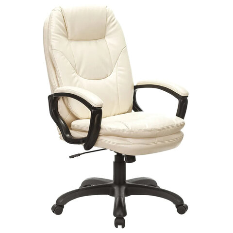 Кресло офисное BRABIX PREMIUM "Trend EX-568", экокожа, бежевое, 532102 — арт. SAMSON-532102
