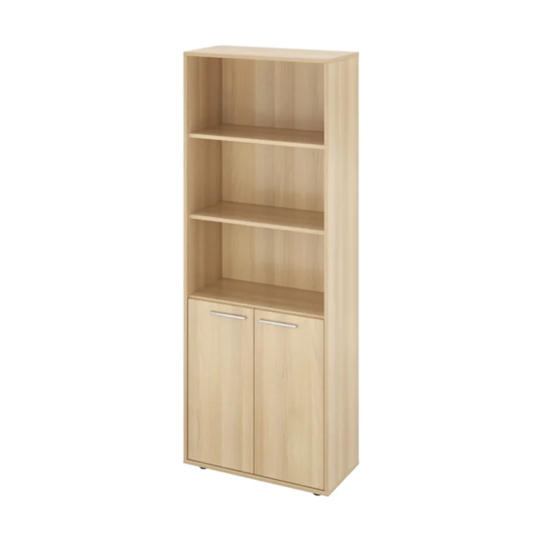 Шкаф 3 отрк. Полки 700х338х1845 (КЦ14+КЦ17*2) Канцлер (КЦ26) — арт. MONOLIT-P-04813429704B