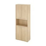 Шкаф 1 откр. полка 700х338х1845 (КЦ14+КЦ17*4) Канцлер (КЦ29) — серия офисной мебели Канцлер, фабрика Монолит