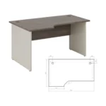 Стол эргономичный левый Нью лайн (New Line) 150 × 90 × 75 см