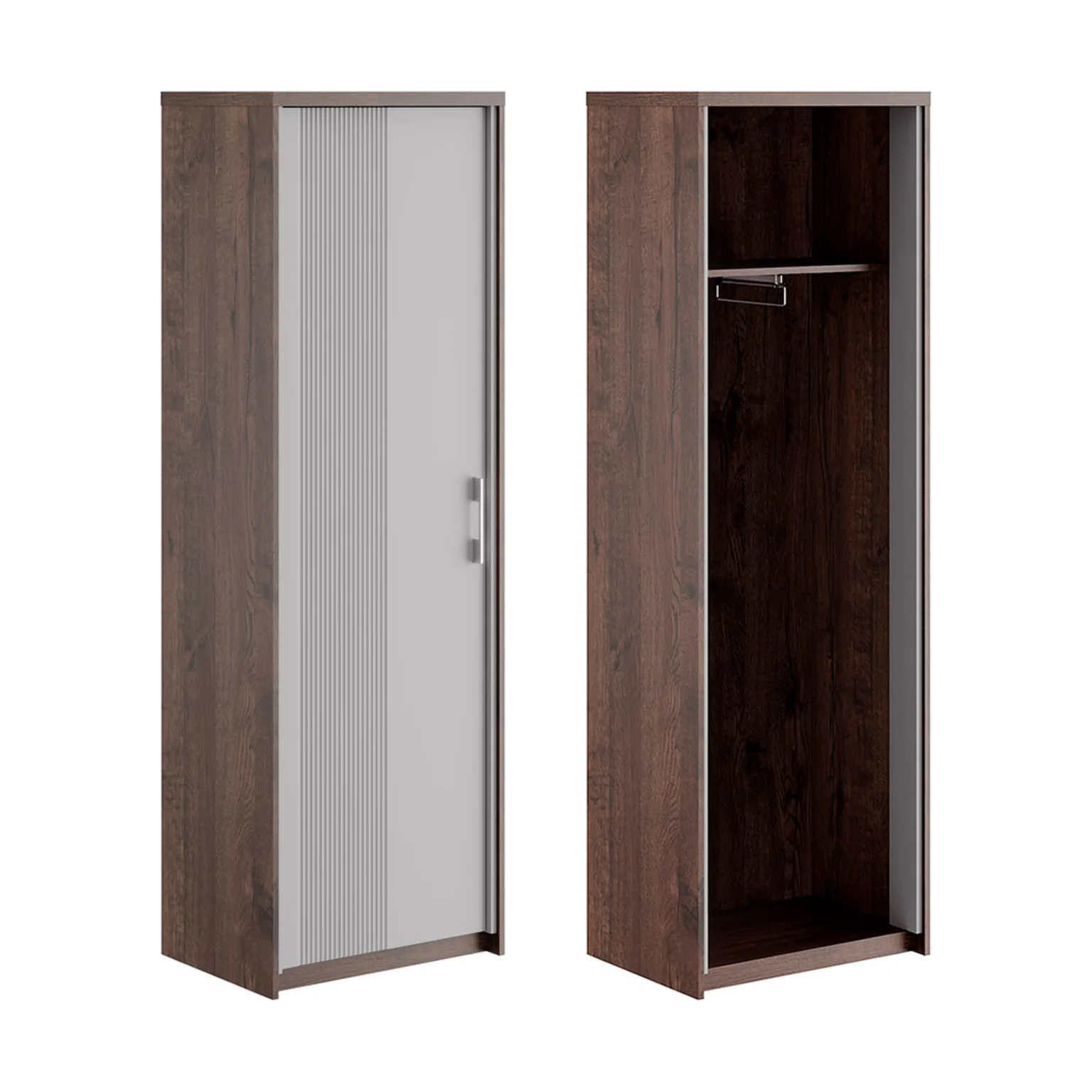 Гардероб 1 створка Пойнт (Point) 63,4 × 45 × 195,4 см — арт. PNT38850341