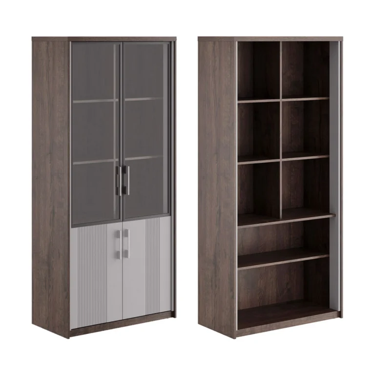 Шкаф для бумаг со стеклом Пойнт (Point) 90 × 45 × 195,4 см — арт. PNT38850441