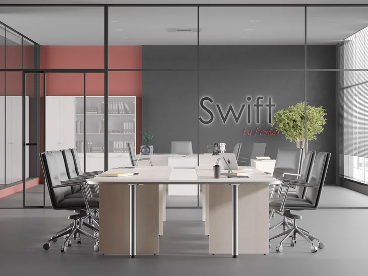 Серия офисной мебели Свифт (Swift) в кабинете руководителя — вариант 6