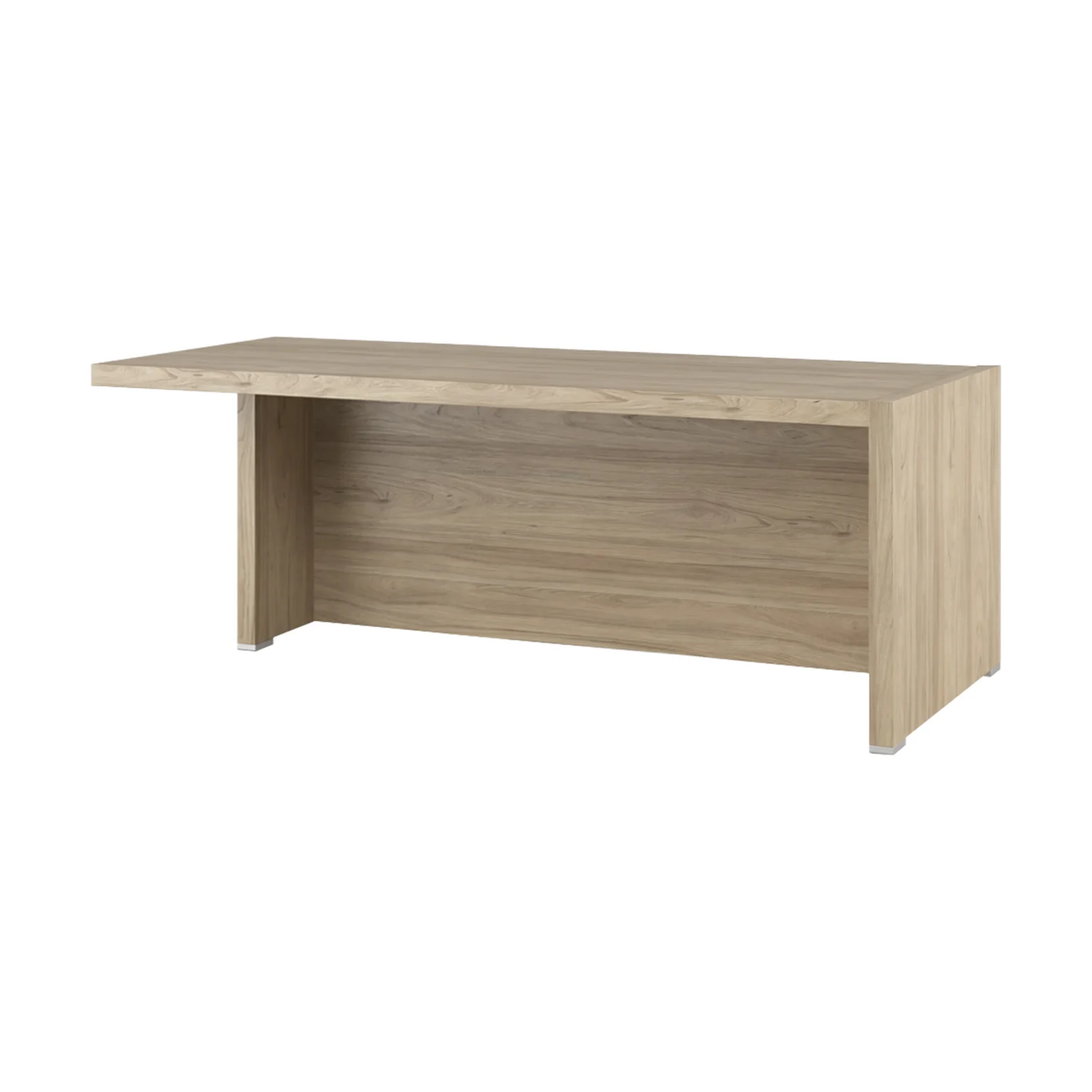Стол письменный с асимметричными опорами, левый Солид (Solid) 200 × 88 × 75 см
