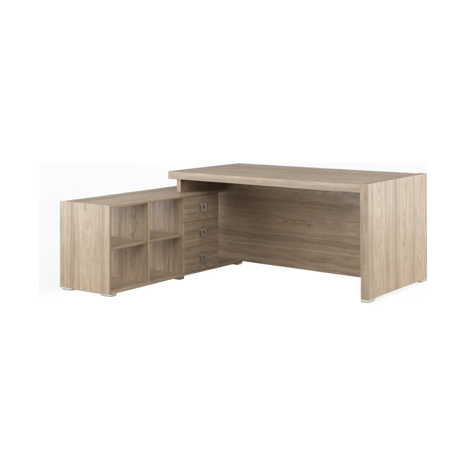Стол письменный на опорной креденции Солид (Solid) 175 × 174 × 75 см