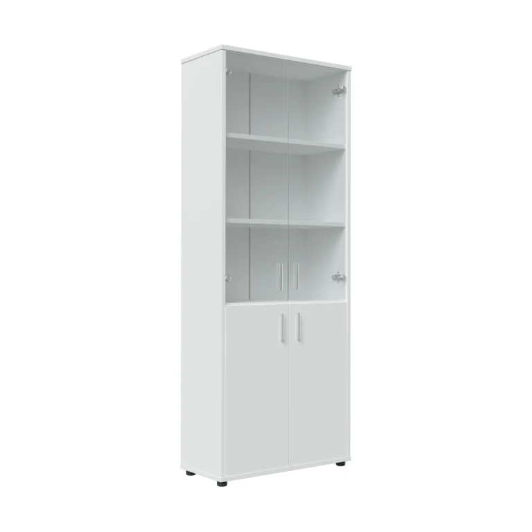 Шкаф для бумаг со стеклом Тренд (Trend) 77,6 × 36 × 199,4 см — арт. TRD28550004