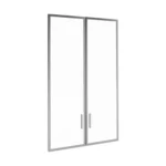 Двери стеклянные в раме Тренд металл (Trend Metal) Pointex — арт. TRD29657409
